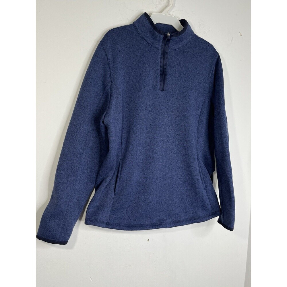 CALLAWAY Weather Series GOLF MEN 1/4 ZIP LONG SLEEVE PULLOVER SIZE XL BLUE